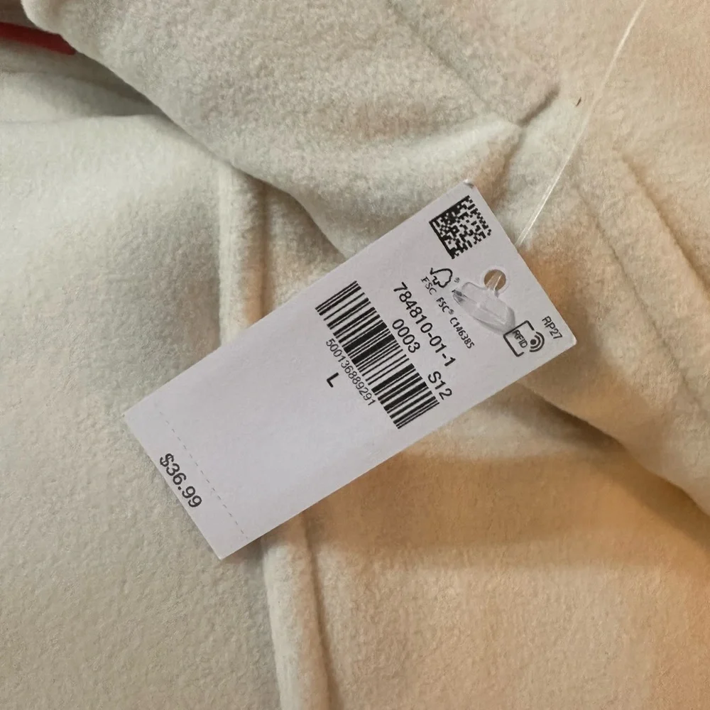 NWT! Old Navy Oversized Performance Microfleece Cropped Half Zip - Picture 6 of 6
